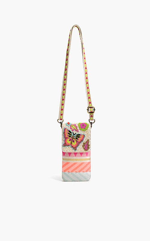 Fluttering Charm Butterfly Kaleidoscope Cellphone Bag Fitkitty Culture Athleisure Wear, Yoga Wear & Women's Clothing