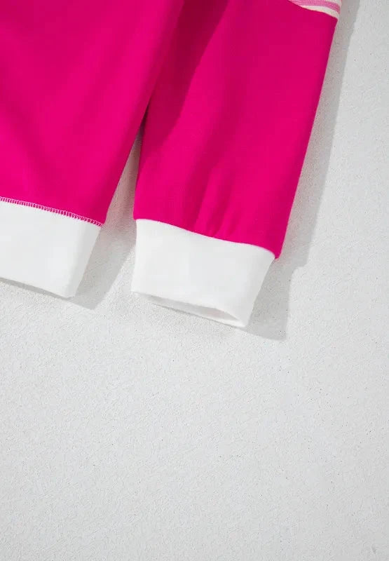 Striped Round Neck Long Sleeve Sweatshirt Coco’s Tee Boutique