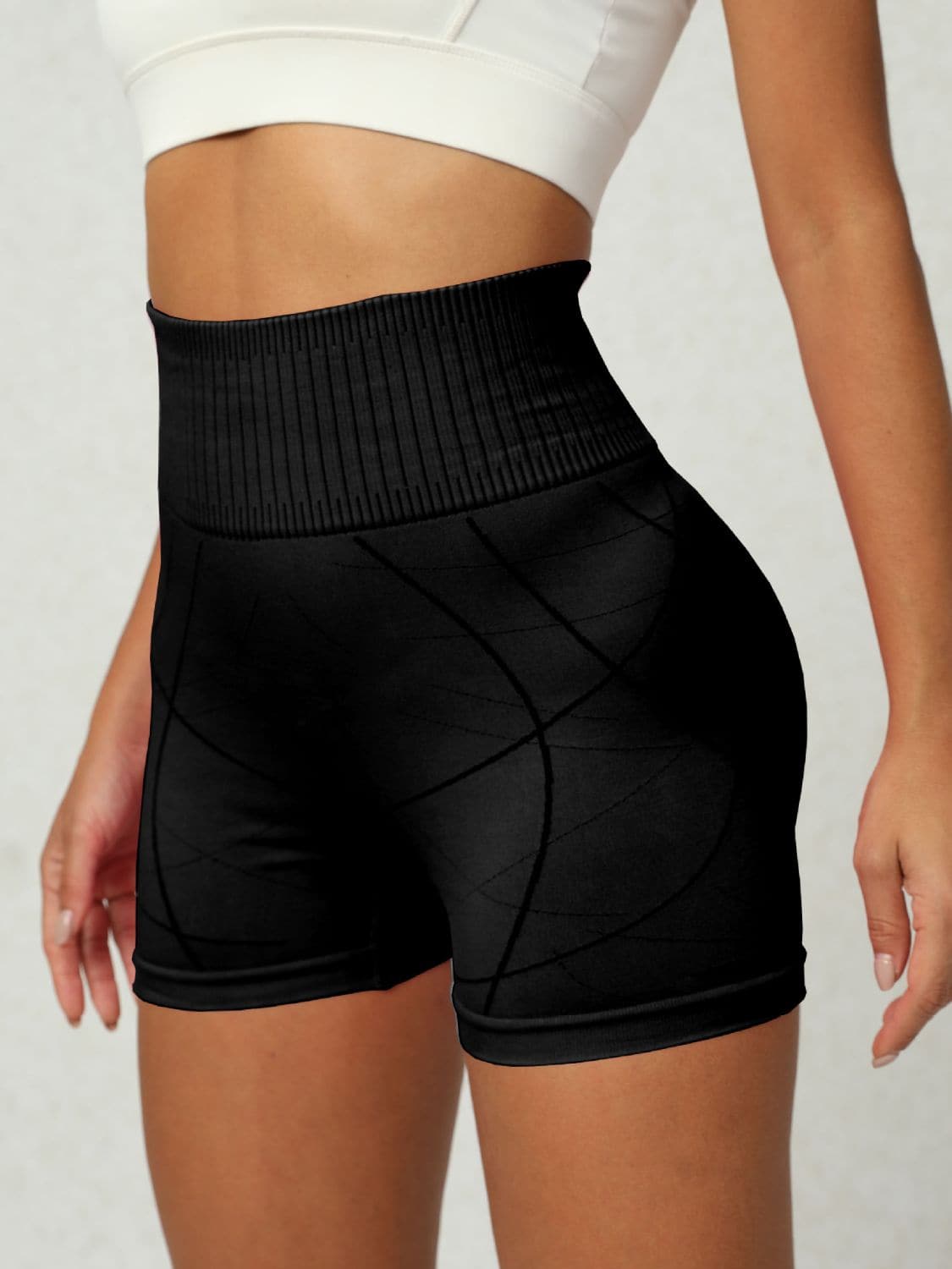 High Waist Active Shorts.