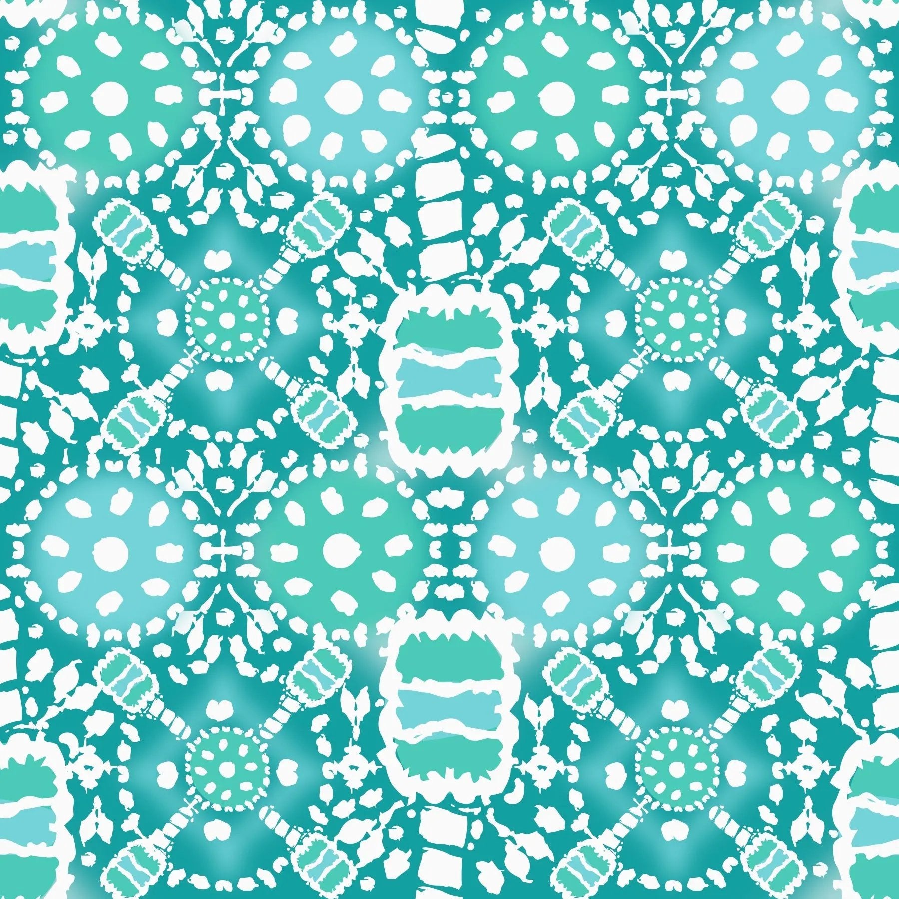 Anna Maria Pullover Peace Love Pickleball Aqua Tides by K... Katherine Way