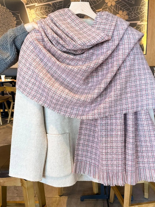 Plaid Warm Scarf Simply Love