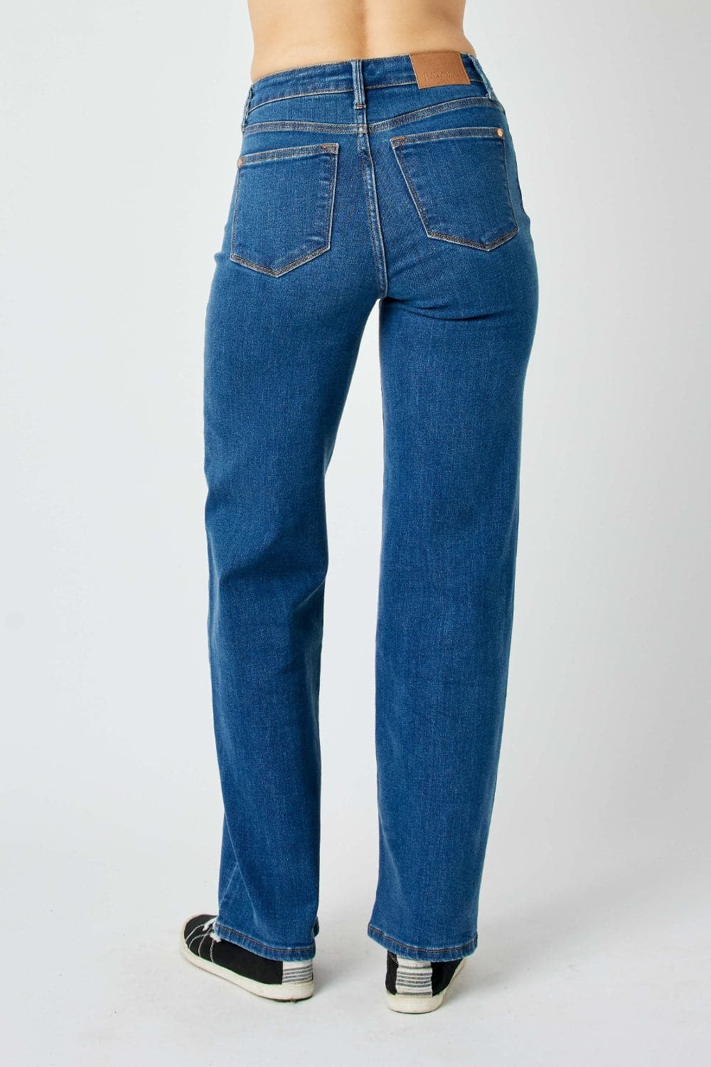 Judy Blue Full Size High Rise Straight Jeans.