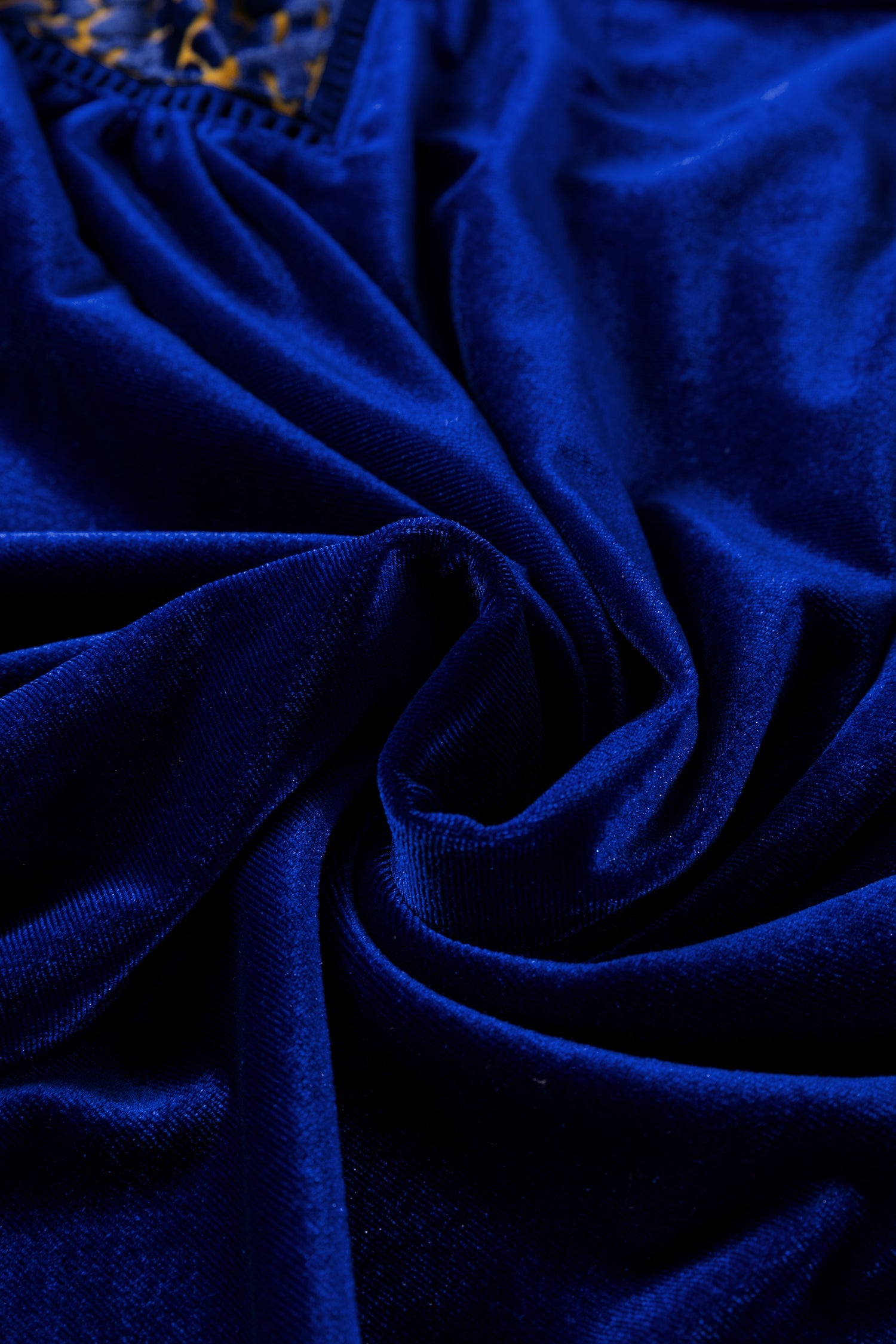 Sky Blue Leopard Patchwork Velvet Blouse with Flounce Sleeve Dear-Lover Dropshipping