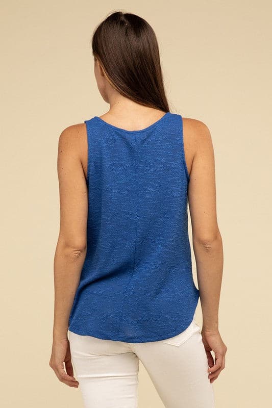 V Neck Sleeveless Cami Top.