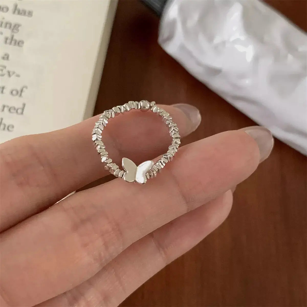 925 Sterling Silver Butterfly Ring Simply Love