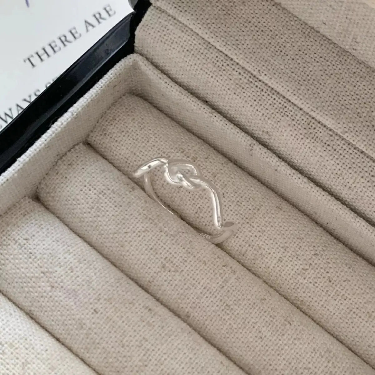 Lightweight Knot Open Ring Simply Love
