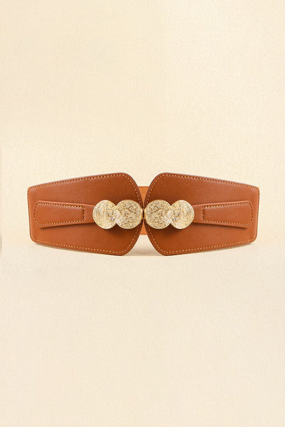 Alloy Buckle Elastic Belt.