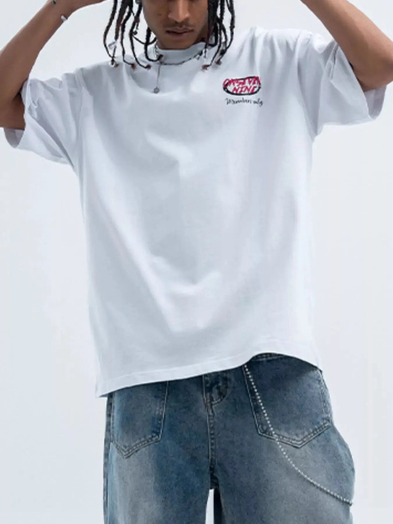 Men's Graphic Short Sleeve Oversized T-Shirt Simply Love