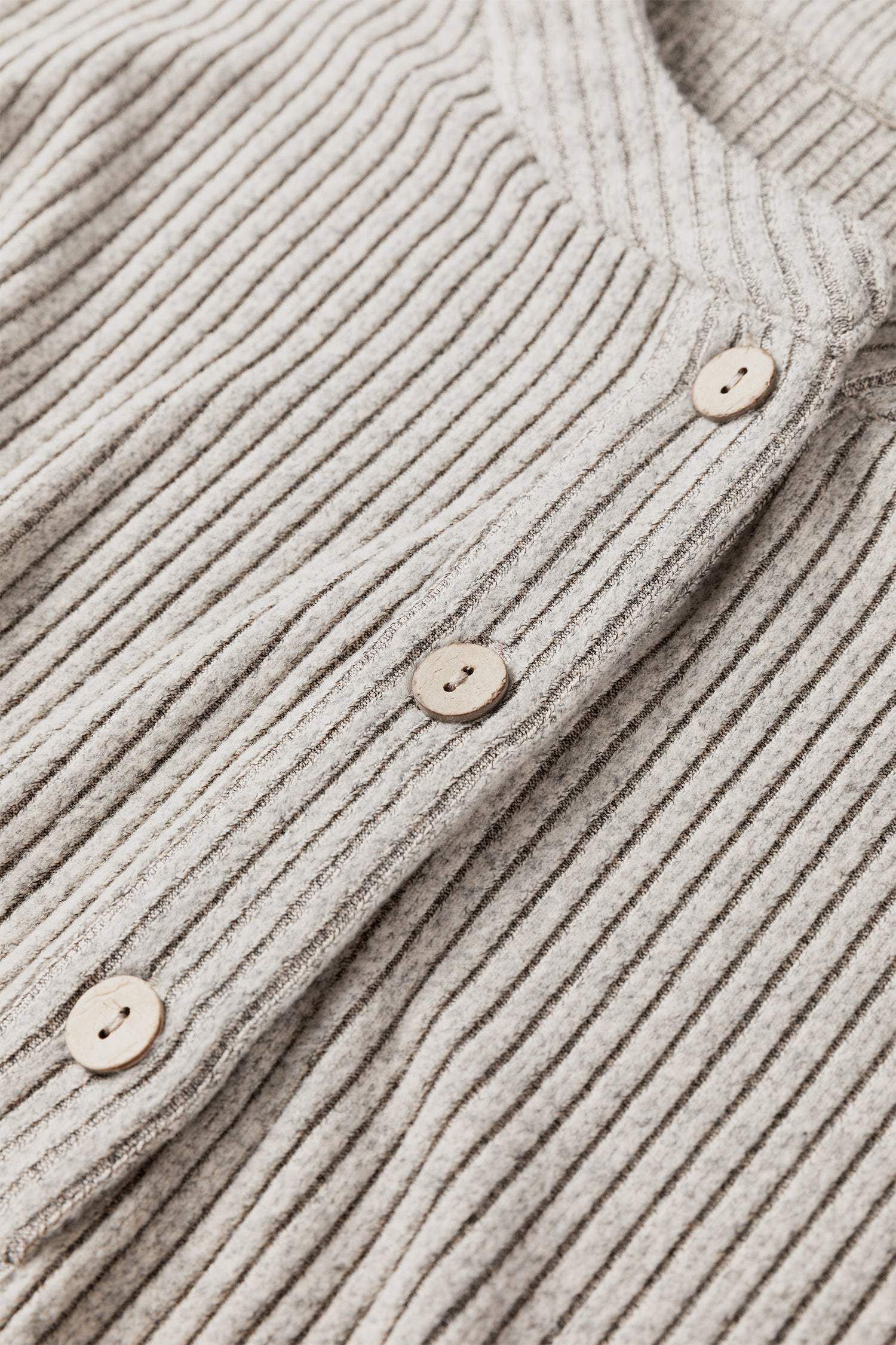 Simply Taupe Plus Size Ribbed Knit Kangaroo Pocket Henley Long Sleeve Top Dear-Lover Dropshipping