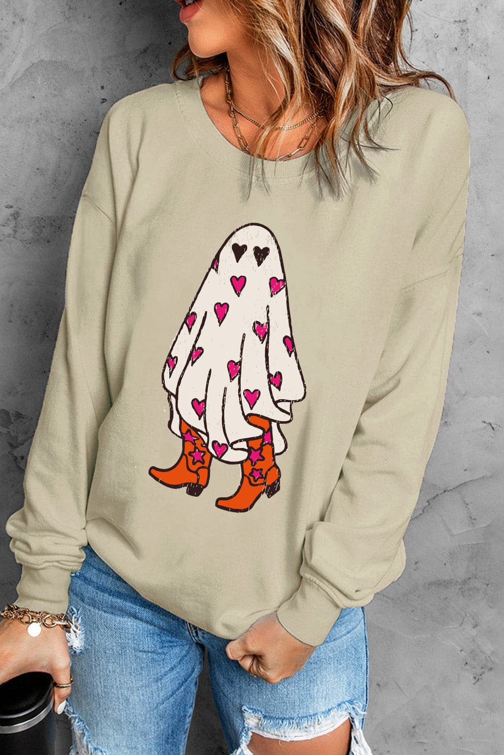 Spooky Chic Sweatshirt - Opaque 70% Polyester