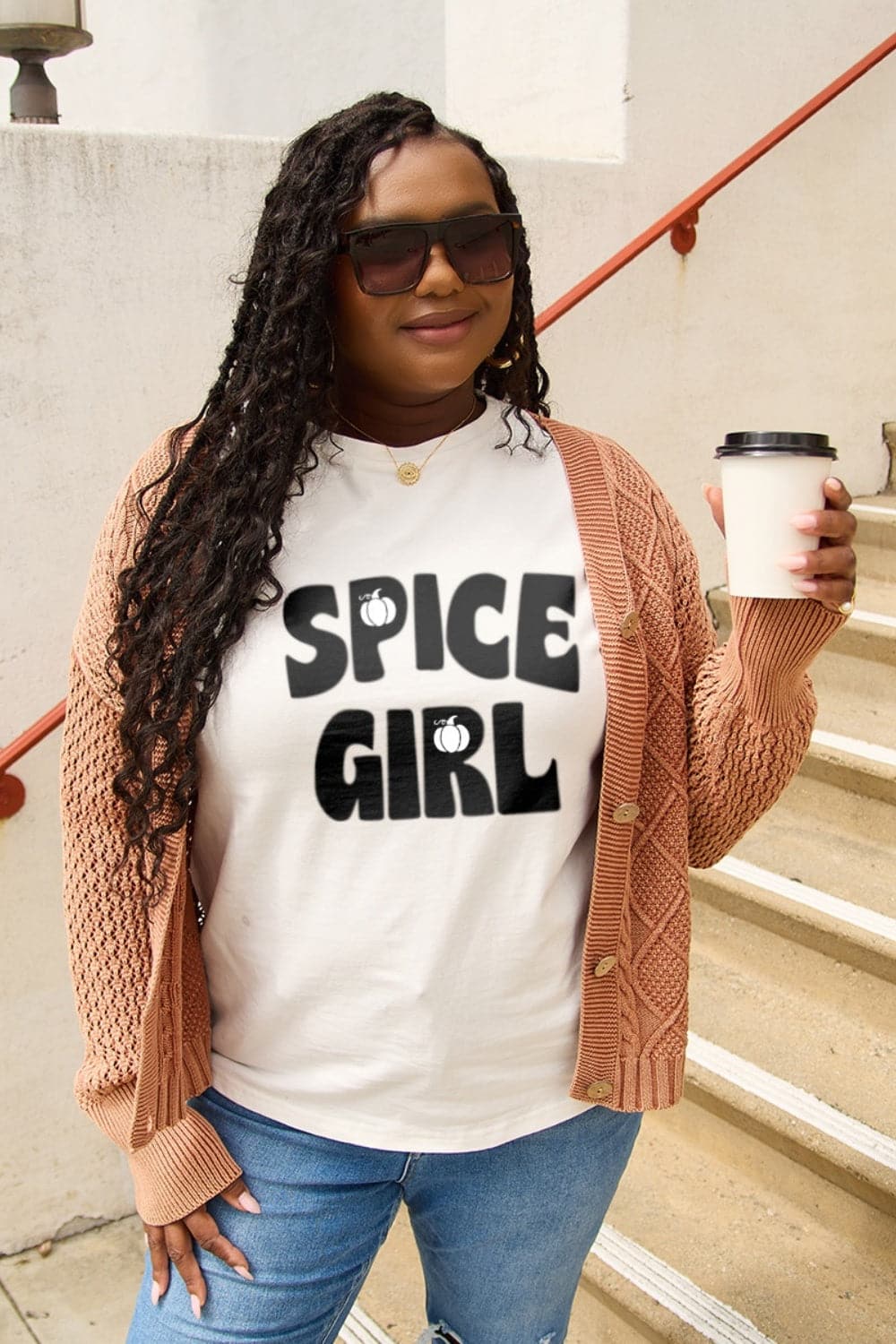 Simply Love Full Size SPICE GIRL Short Sleeve T-Shirt.