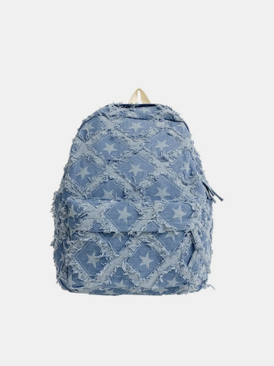 Starry sky denim backpack