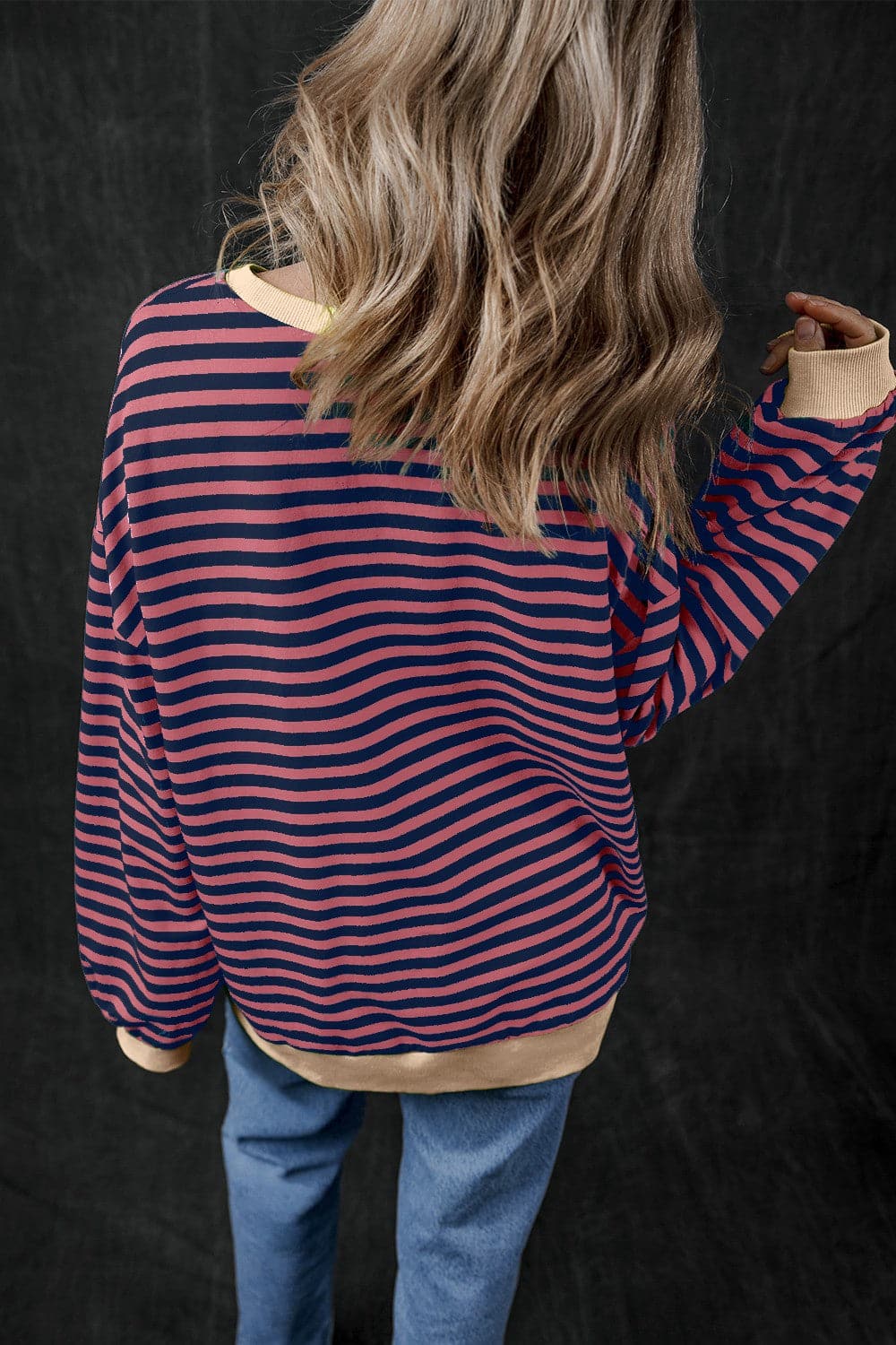 Pumpkin Striped Long Sleeve SweatshirtFeatures: Sequin
Sheer: Opaque
Stretch: Slightly stretchy
Material composition: 95% cotton, 5% elastane
Care instructions: Machine wash cold. Tumble dry low.
ImporteLove Salve Pumpkin Striped Long Sleeve SweatshirtSweatshirts & Hoodies