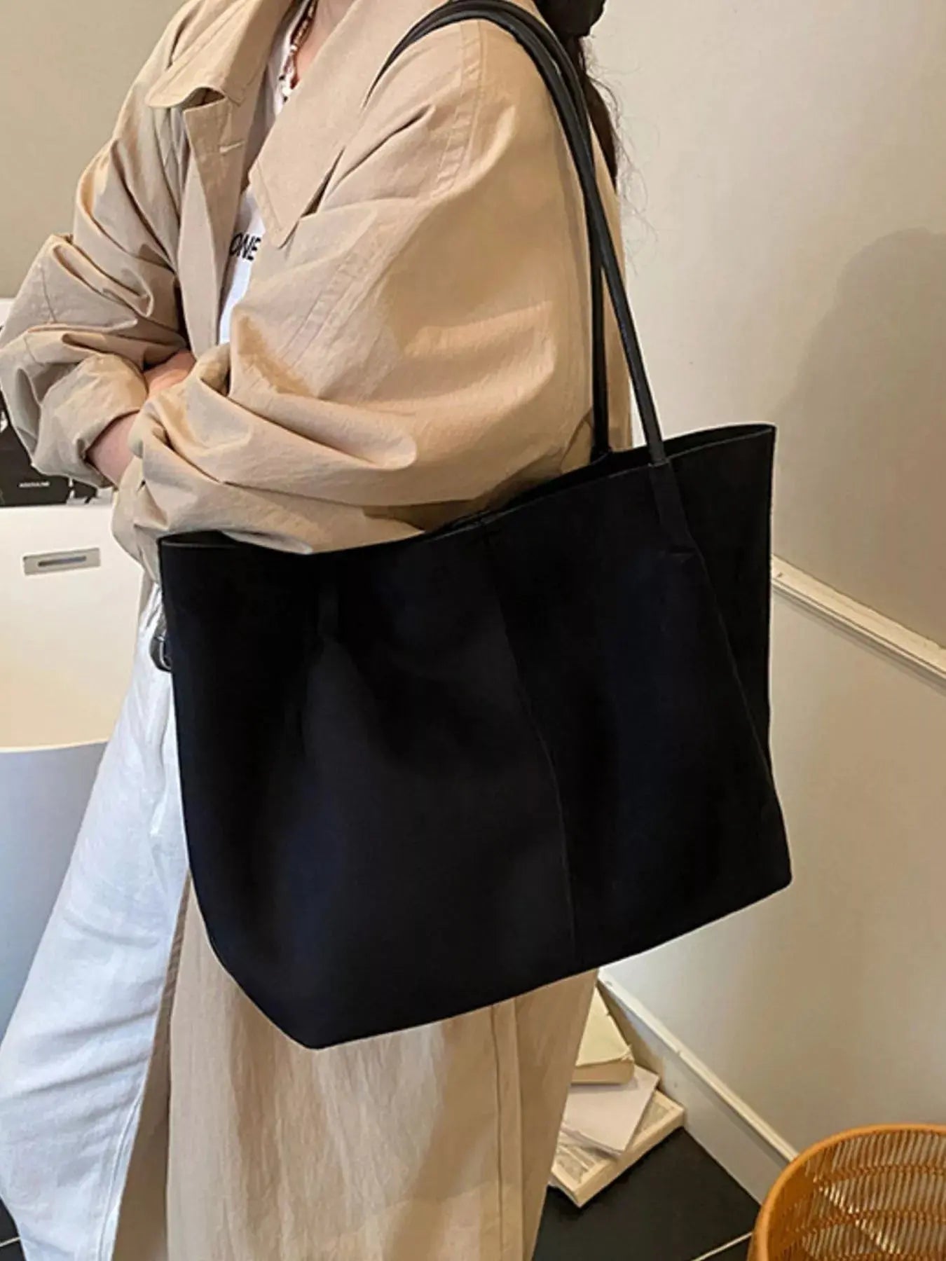 Solid Color Tote Bag Simply Love