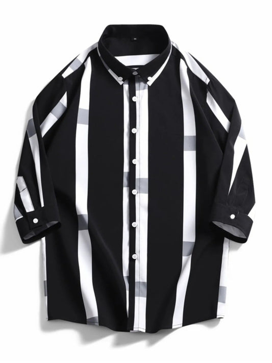 Children's Plus Size Striped Print Casual Shirt Simply Love