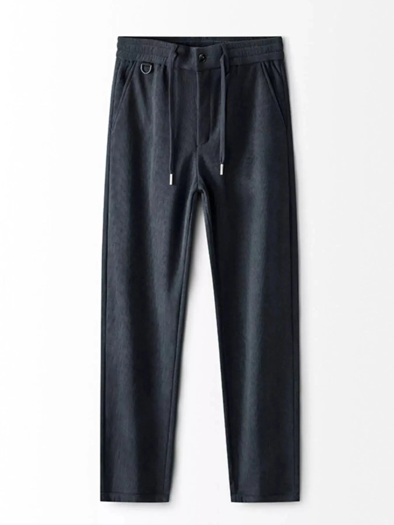 Men's Plus Size Straight-Leg Drawstring Pants Simply Love