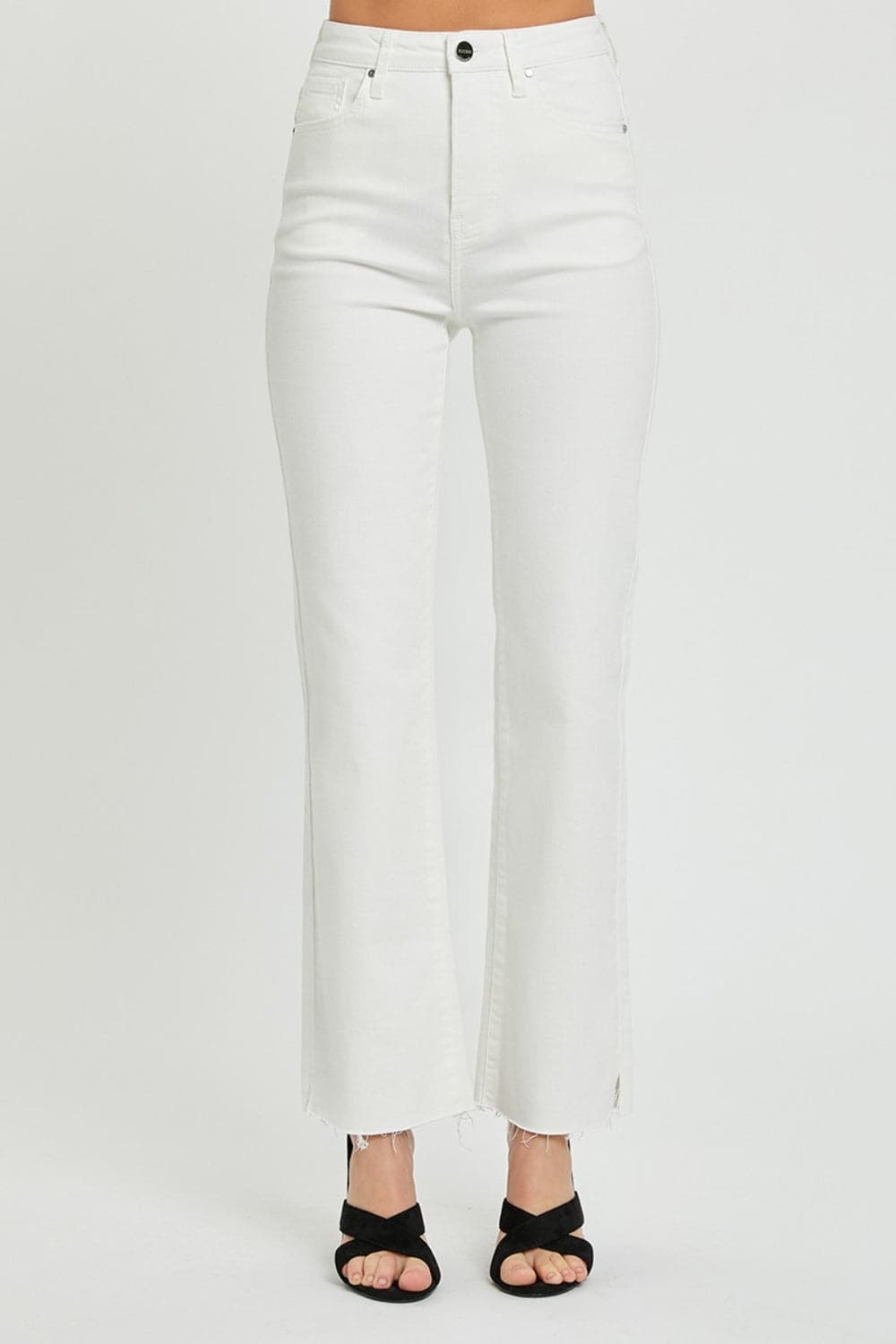 RISEN Full Size High Rise Tummy Control Straight Jeans.