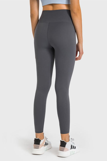 High Waist Ankle-Length Yoga Leggings.