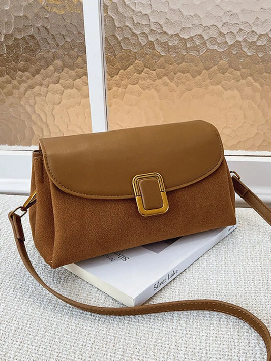 Buckle Flap Crossbody Bag Simply Love