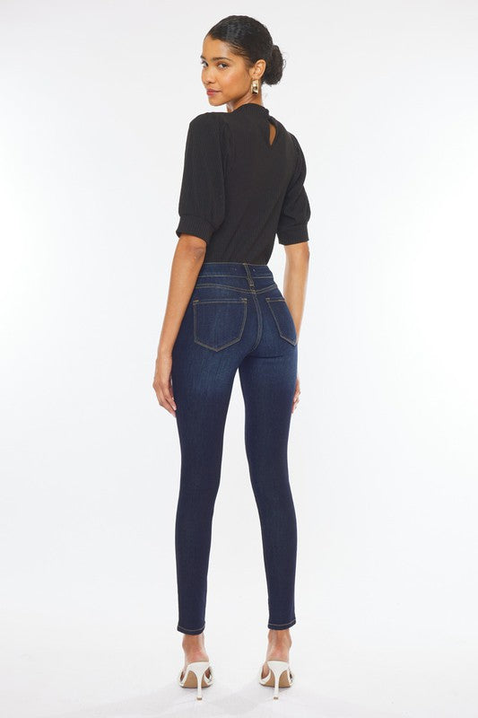 Mid Rise Basic Super Skinny Jeans KanCan Coco’s Tee Boutique