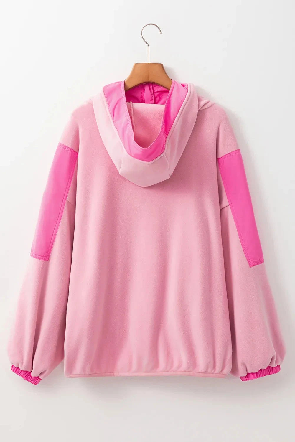 Color Block Half Zip Long Sleeve Hoodie Coco’s Tee Boutique
