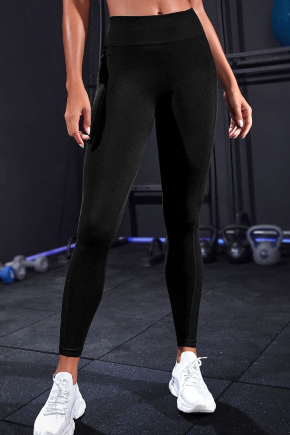 Wide Waistband Sports Leggings.