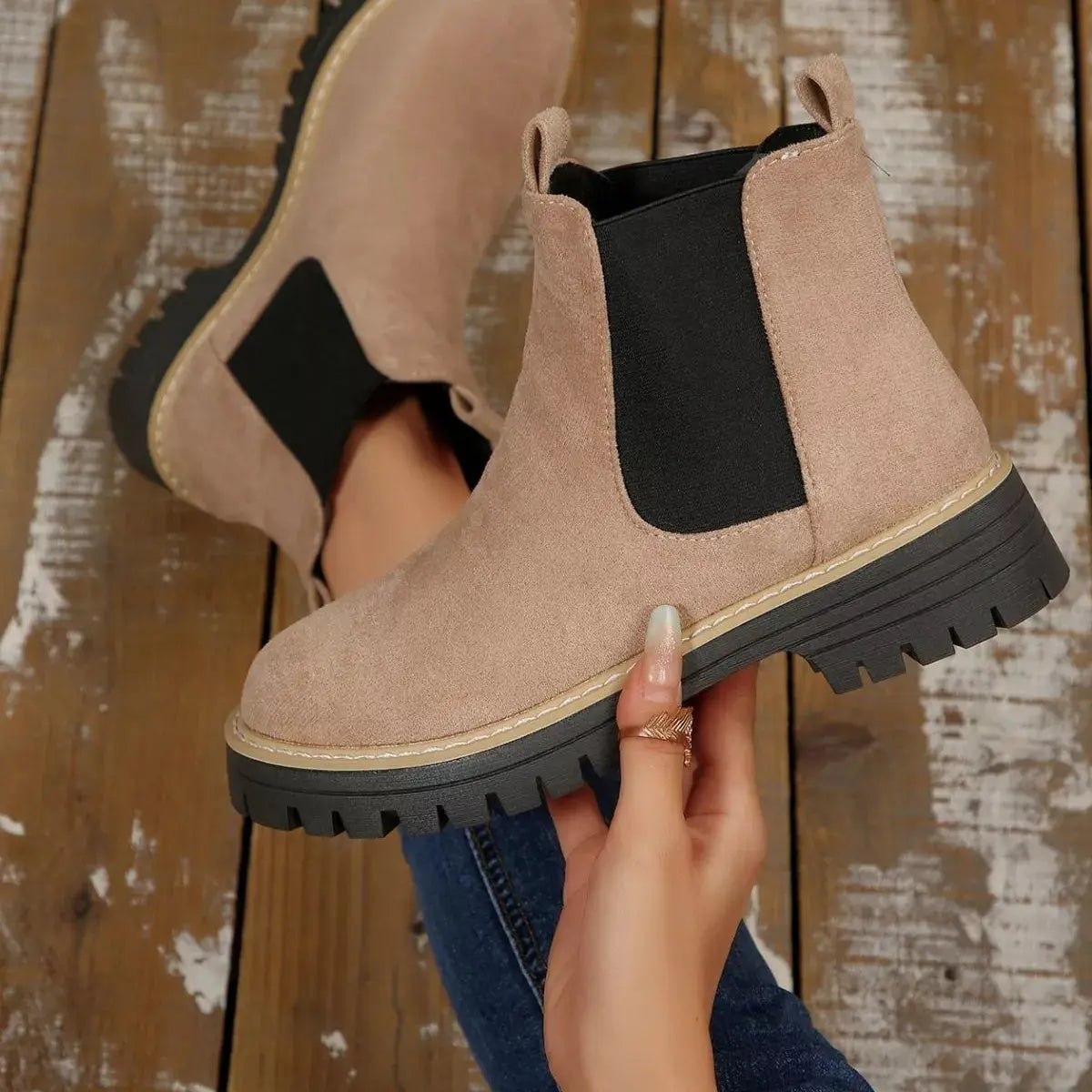 Round Toe Ankle Boots Simply Love