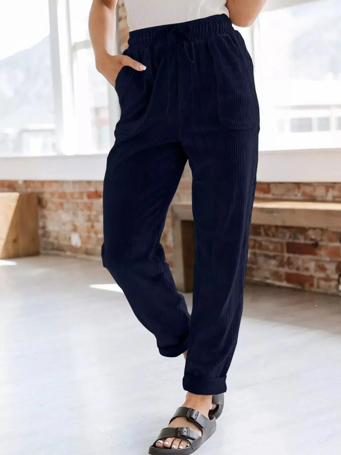 Relaxed Fit Corduroy Pants Simply Love
