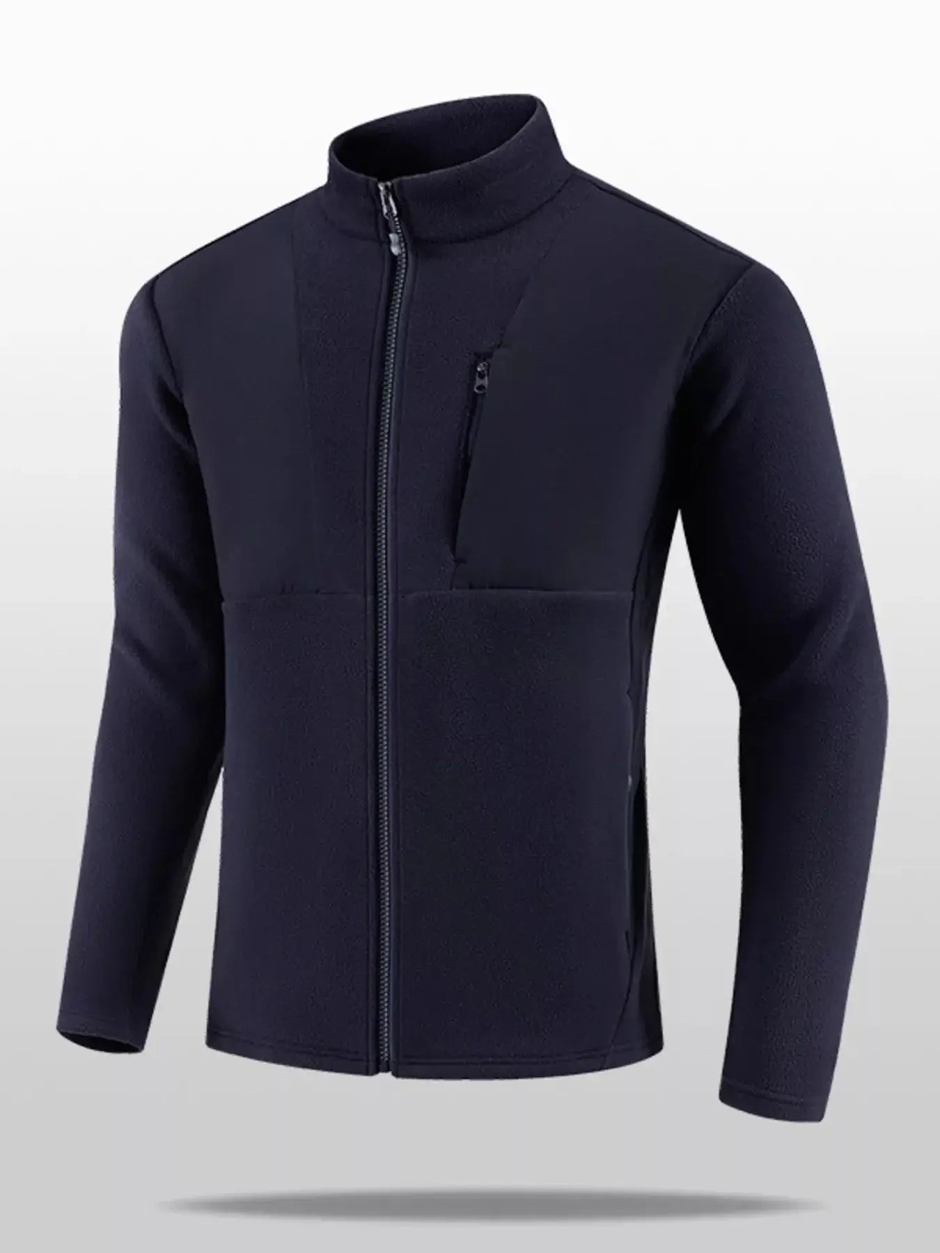 Men's Plus Size Full-Zip Fleece Jacket Simply Love