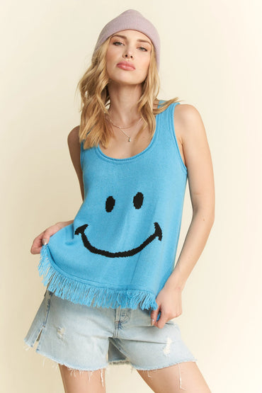Jade By Jane Smiley Fringe Tank Top - Love Salve 