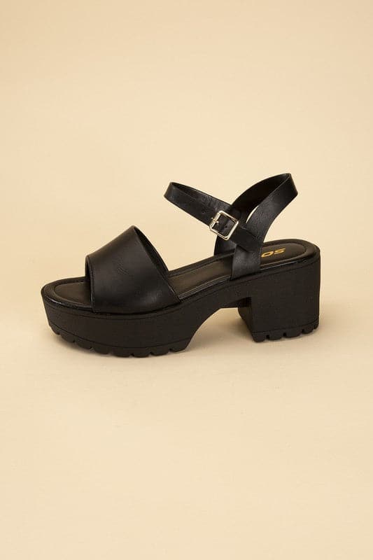 STACIE-S Platform Sandals.