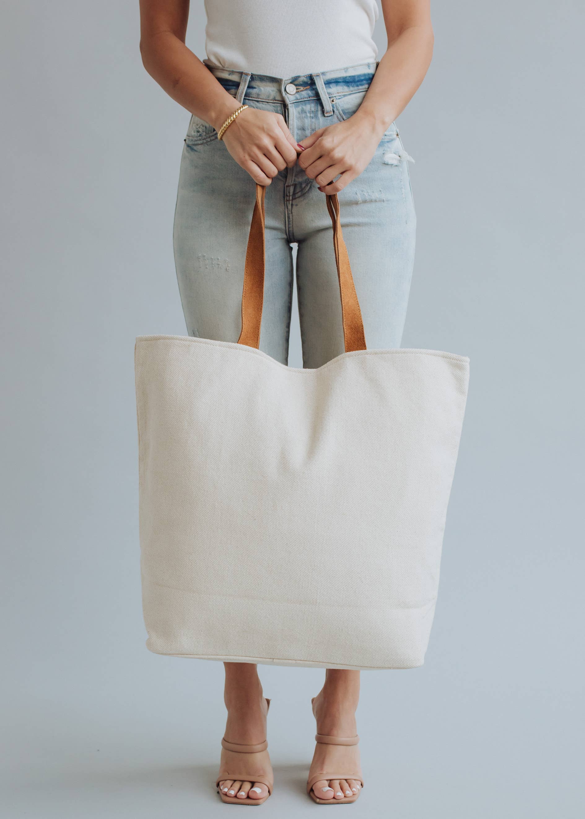 Poolside Bliss Cotton Tote Beach Bag With Colorful Design Fitkitty Culture Athleisure Wear, Yoga Wear & Women's Clothing