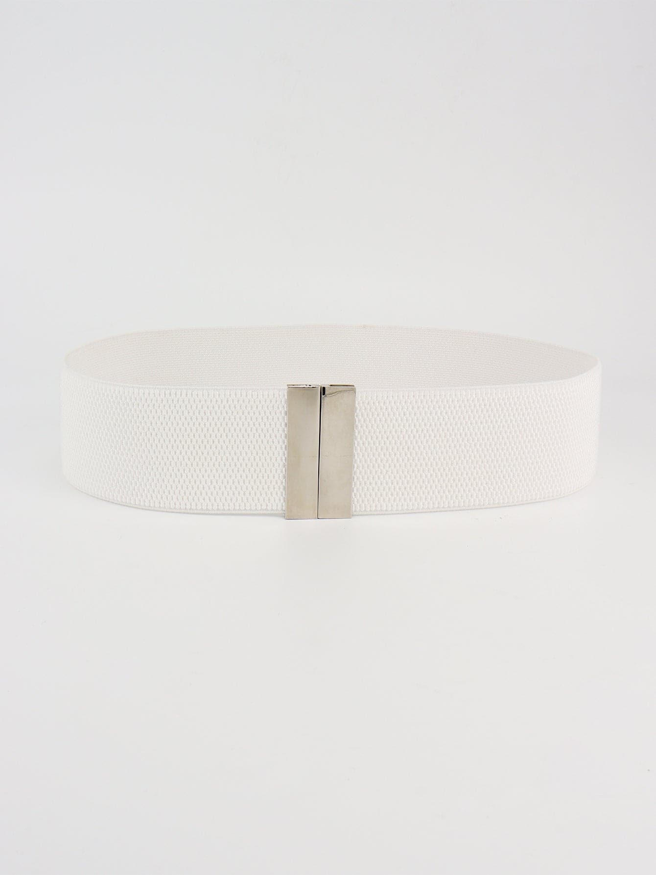 Alloy Buckle Elastic Belt.