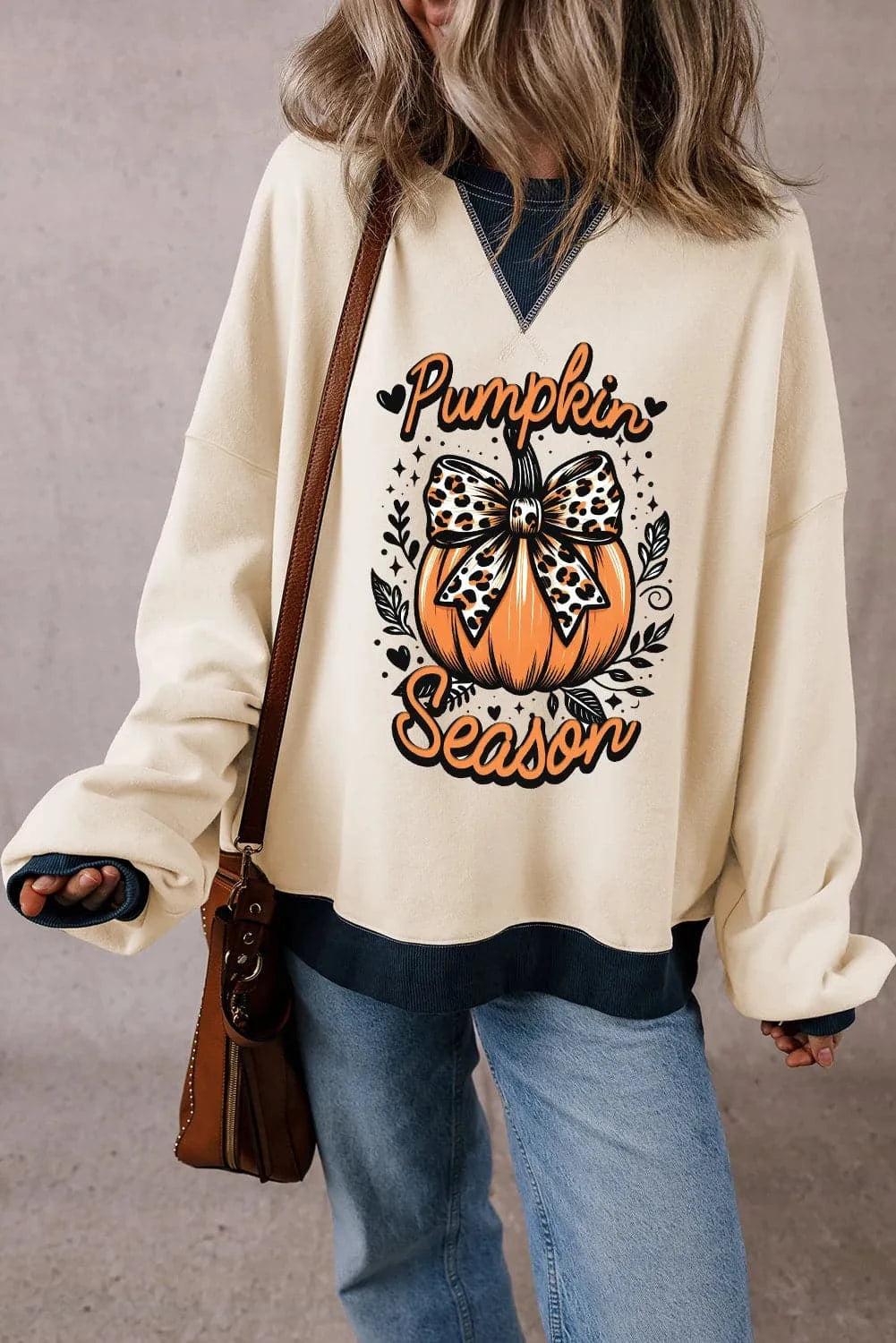 Pumpkin Graphic Long Sleeve SweatshirtFeatures: Basic style
Sheer: Opaque
Stretch: No stretch
Material composition: 50% polyester, 50% cotton
Care instructions: Machine wash cold. Tumble dry low.
ImporteLove Salve Pumpkin Graphic Long Sleeve SweatshirtSweatshirts & Hoodies