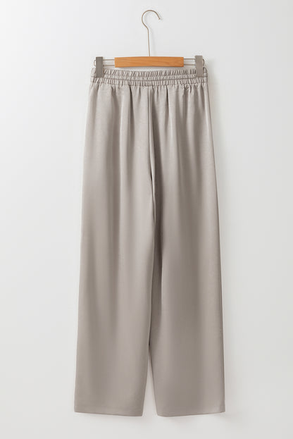 Chic jet stream wide-leg trousers