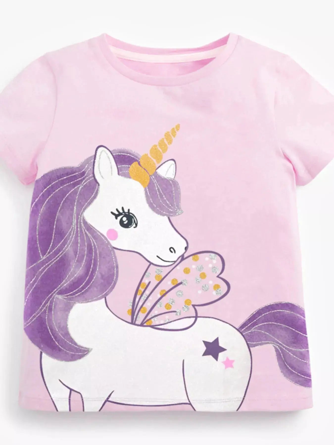 Children's Unicorn Graphic Tee and Shorts Set Simply Love