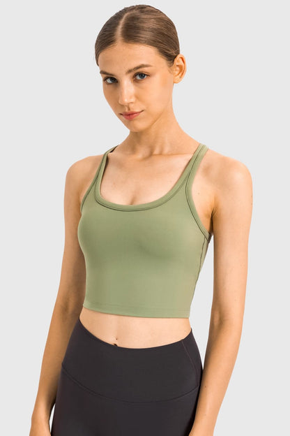 Racerback Sports Bra.