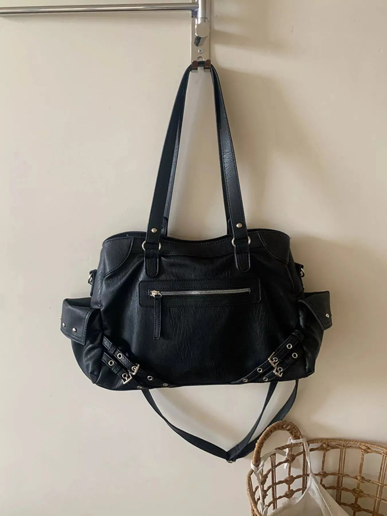 Rivet Decor Crossbody Bag Simply Love