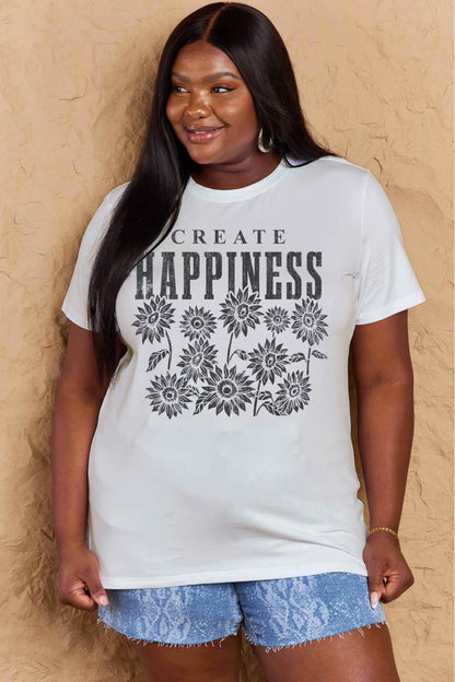 Simply Love: Graphic Tee - Cotton Comfort