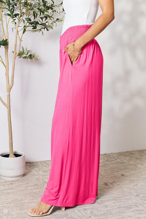 Double Take: Smocked Wide Leg Pants