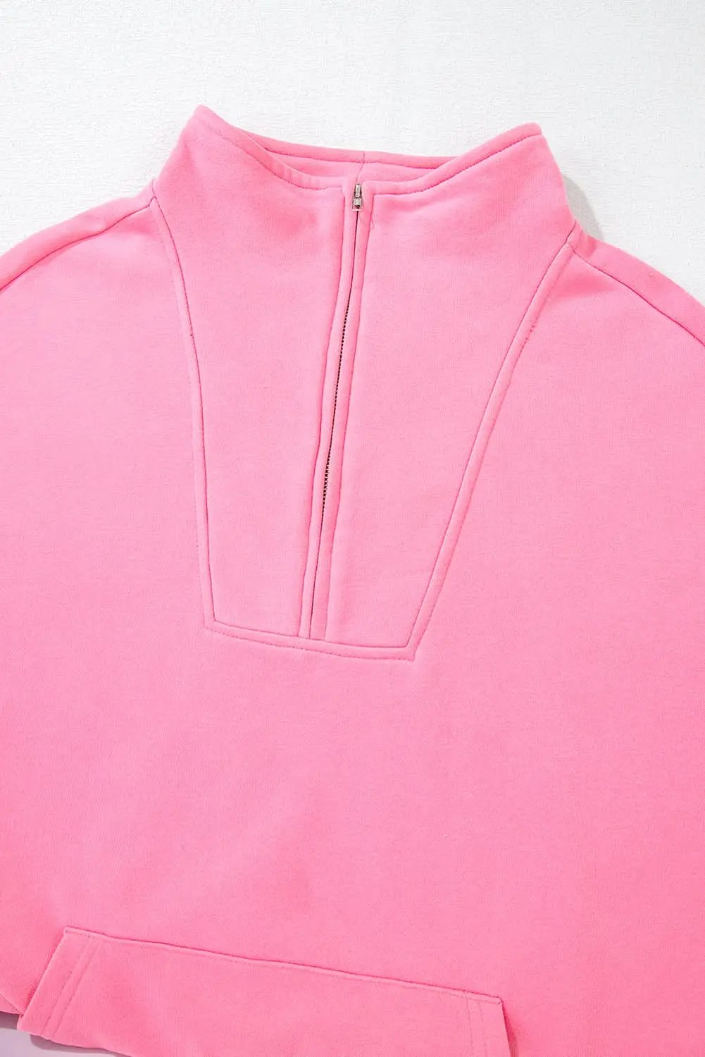 Cozy bonbon zip-up sweatshirt - Love Salve 