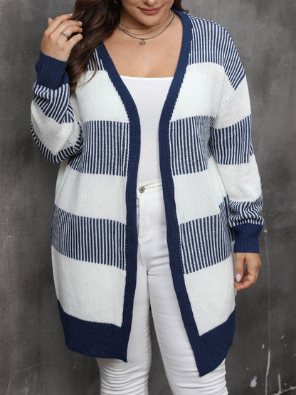 Chic Plus Size Open Cardigan