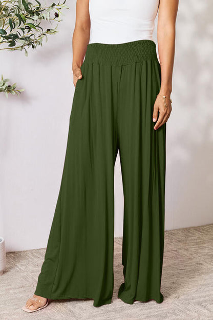 Double Take: Smocked Wide Leg Pants