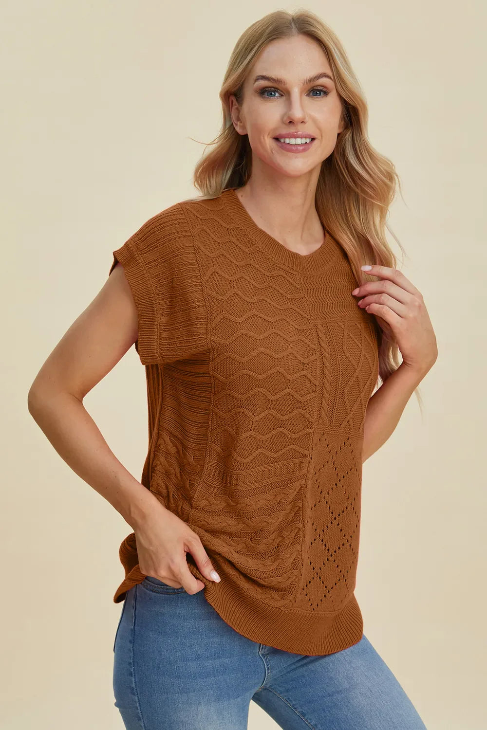 Double Take: Cozy Cable Knit Sweater
