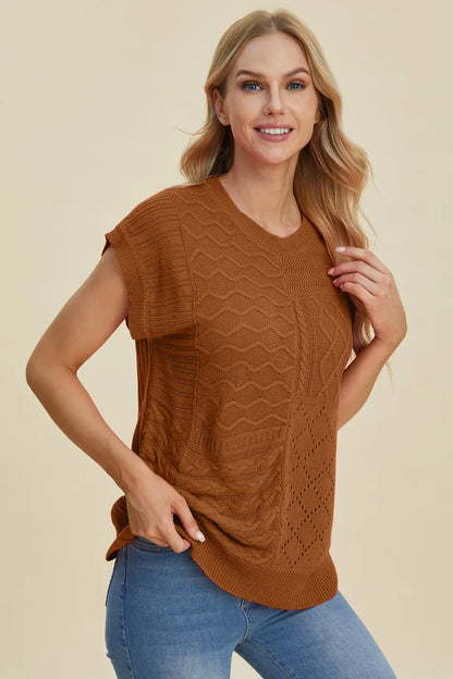 Double Take: Cozy Cable Knit Sweater