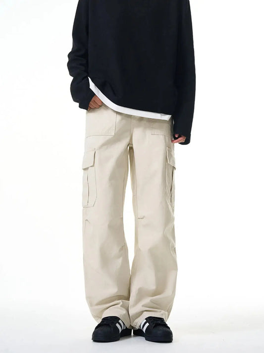 Men's Full Size Loose Fit Cargo Pants Plus Size Simply Love