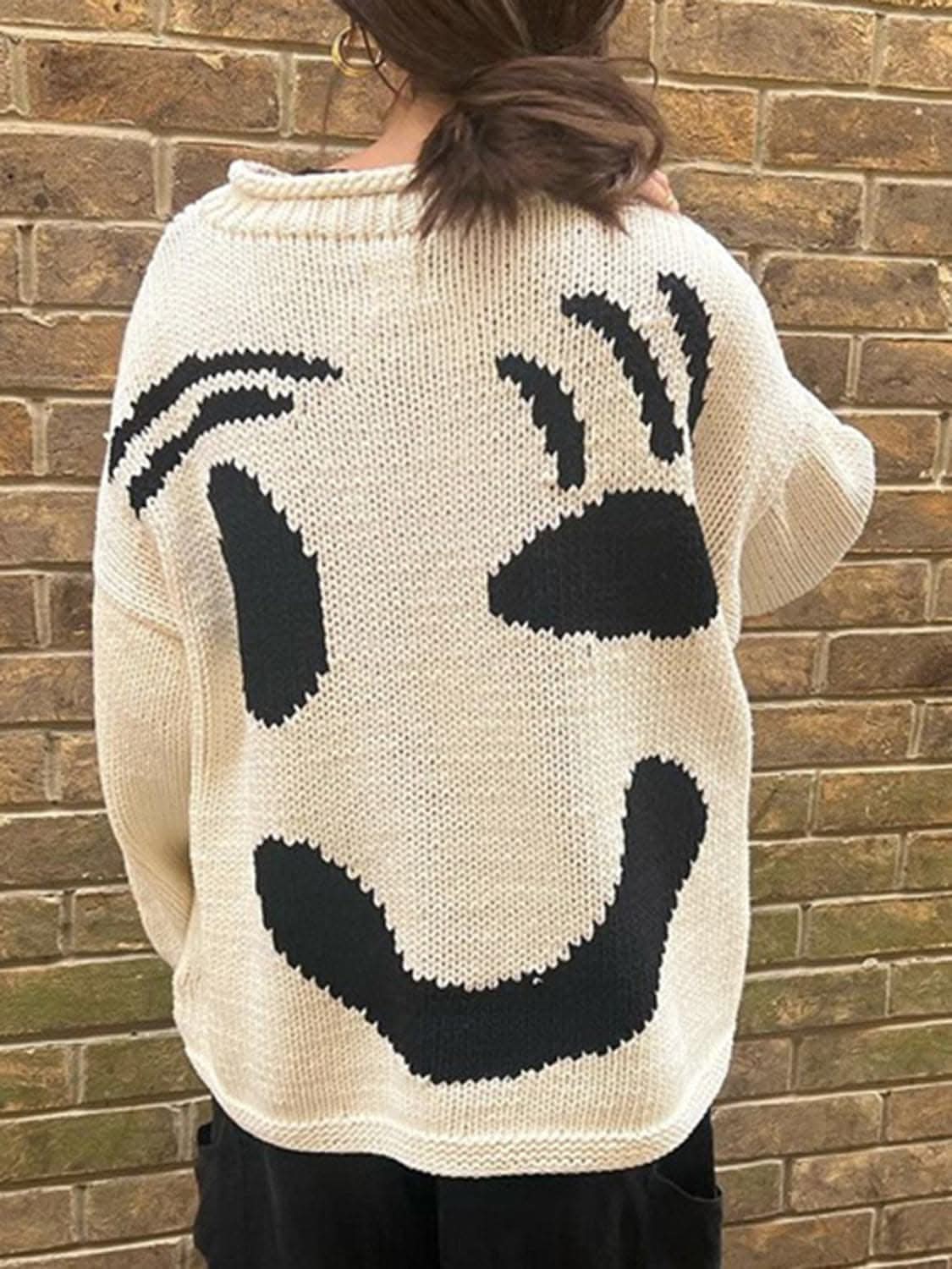 Cozy colorblock pullover, 100% polyester - Love Salve 