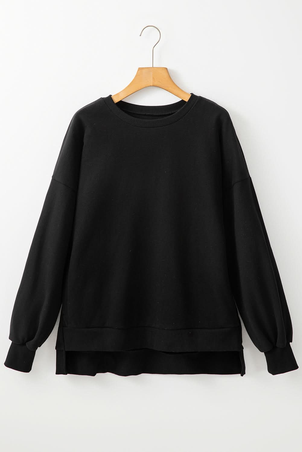 Chic high-low pocket sweatshirt