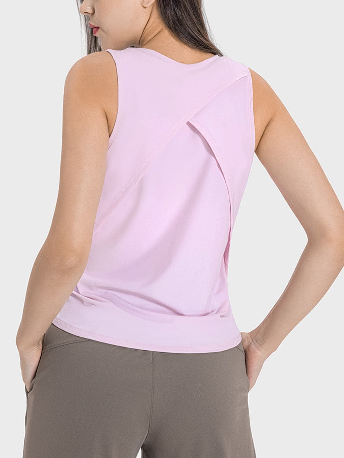 Round Neck Active Tank.