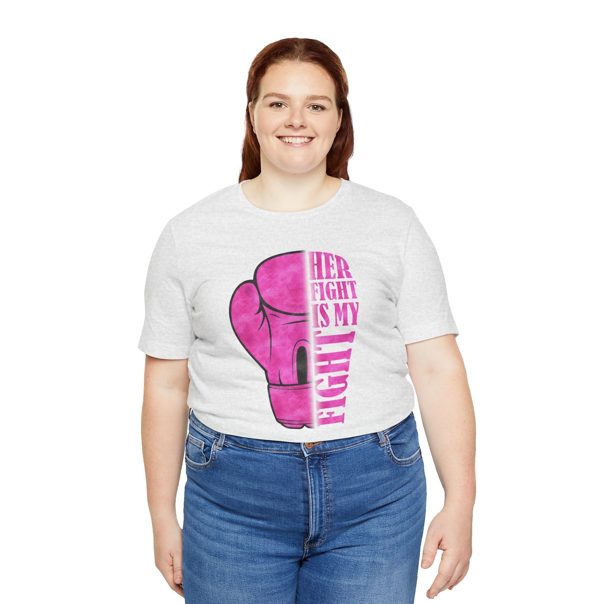 Empowering Fight Tee Unisex Jersey Short Sleeve Tee Cancer Awareness Shirt Inspirational Gift Womens Rights Tee Coco’s Tee Boutique
